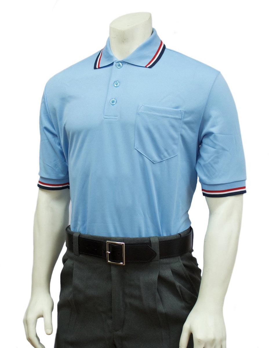 Chemise Smitty Apparel BBS307 Umpire taille 4XL, couleur bleu Caroline