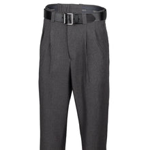 Load image into Gallery viewer, BBS374 Charcoal Grey Polyester Pleated Expander Waistband Base Pants
