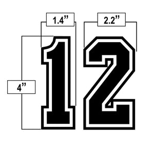 4 Inch Umpire Numbers