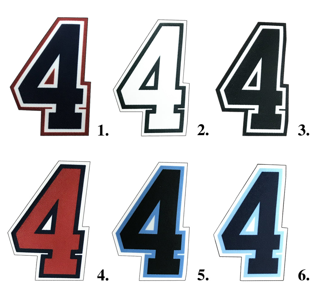 4 Inch Umpire Numbers