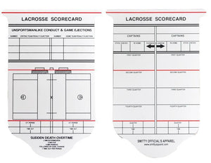 ACS540 - NEW Collegiate Lacrosse Reusable Game Card