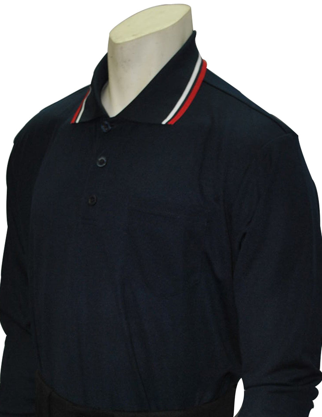 BBS301-Smitty Performance Mesh Umpire Long Sleeve Shirt - Available in Black, Navy and Powder Blue