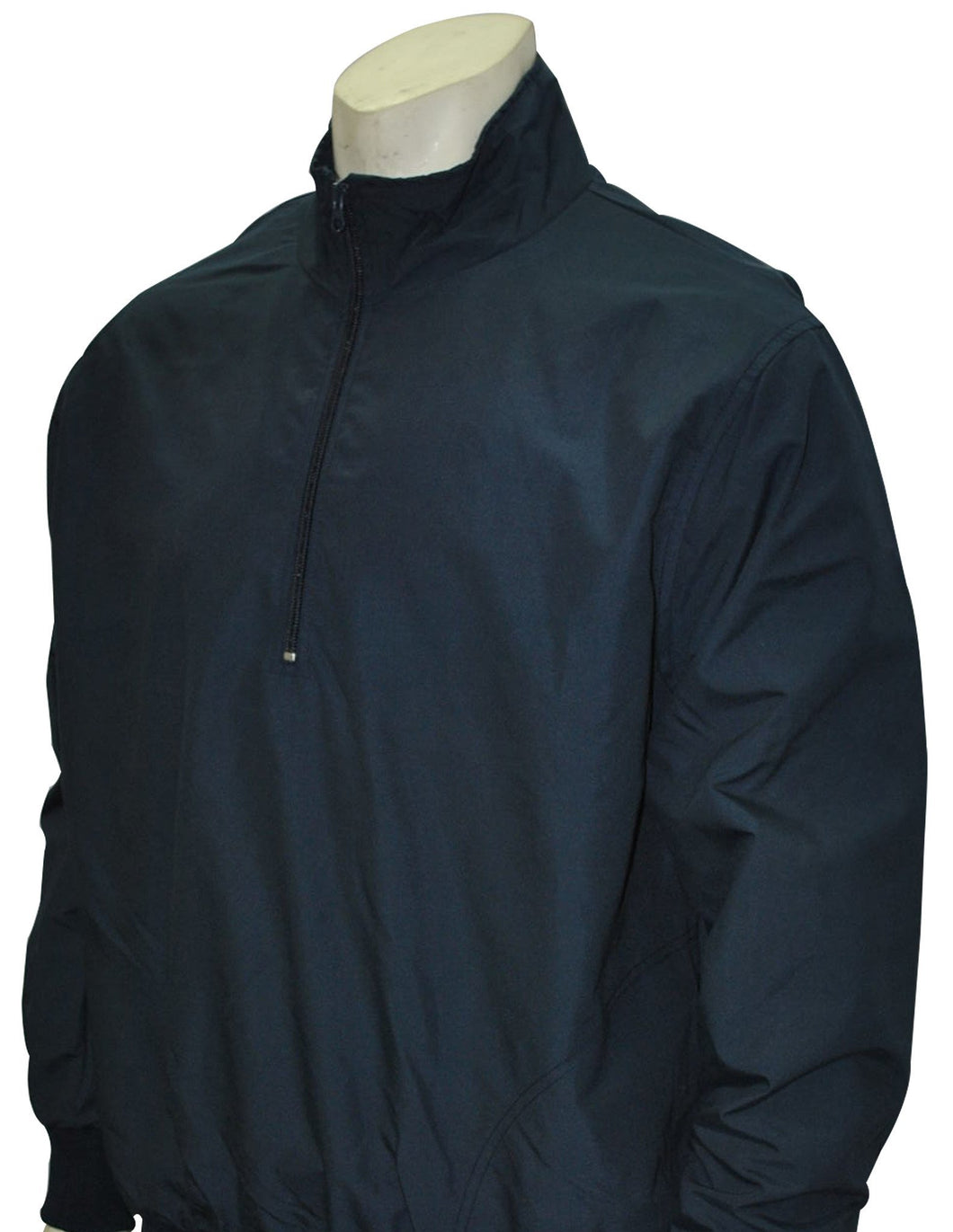 BBS321-Solid Navy Half Zip Umpire Pullover - Available in Navy Only
