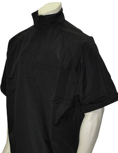 BBS326 - Smitty Major League Style Lightweight Convertible Sleeve Umpire Jacket Black
