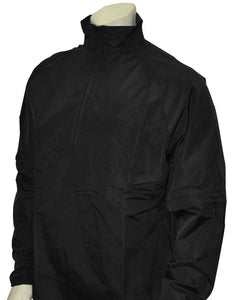 BBS-326 Major League Style Lightweight Covertible Sleeve Jacket - Available in Black Only