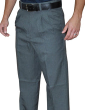 Load image into Gallery viewer, BBS374-Smitty Pleated Base Pants with Expander Waist Band - Available in Heather and Charcoal Grey
