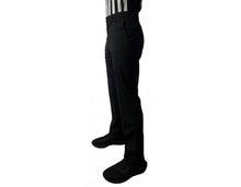 Load image into Gallery viewer, BKS267--MODERN TAPERED FIT FLAT FRONT BASKETBALL REFEREE PANTS