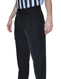WOMEN'S 100% Polyester Pleated Pants w/ Slash Pockets