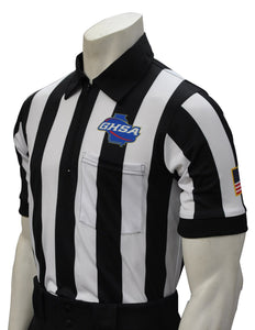 USA120GA - Smitty "Made in USA" - Dye Sub Georgia Football Short Sleeve Shirt