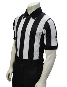 USA137 - Smitty "Made in USA" - Dye Sub Football Short Sleeve Shirt w/ Flag on Sleeve
