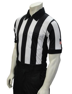 USA137-607 - Smitty "Made in USA" - "BODY FLEX" Football Short Sleeve Shirt w/ Flag on Sleeve