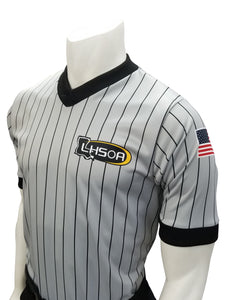 USA205LA-607 - Smitty "Made in USA" - "BODY FLEX" Short Sleeve Wrestling V-Neck Shirt