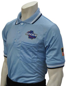 USA300GA - Smitty "Made in USA" - Short Sleeve Baseball Shirt Powder Blue