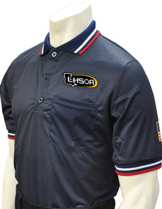USA300LA - Smitty "Made in USA" - Dye Sub Louisiana Baseball Short Sleeve Shirt - Navy or Powder Blue