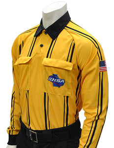 USA901GA Gold - Smitty "Made in USA" - Dye Sub Georgia Soccer Long Sleeve Shirt